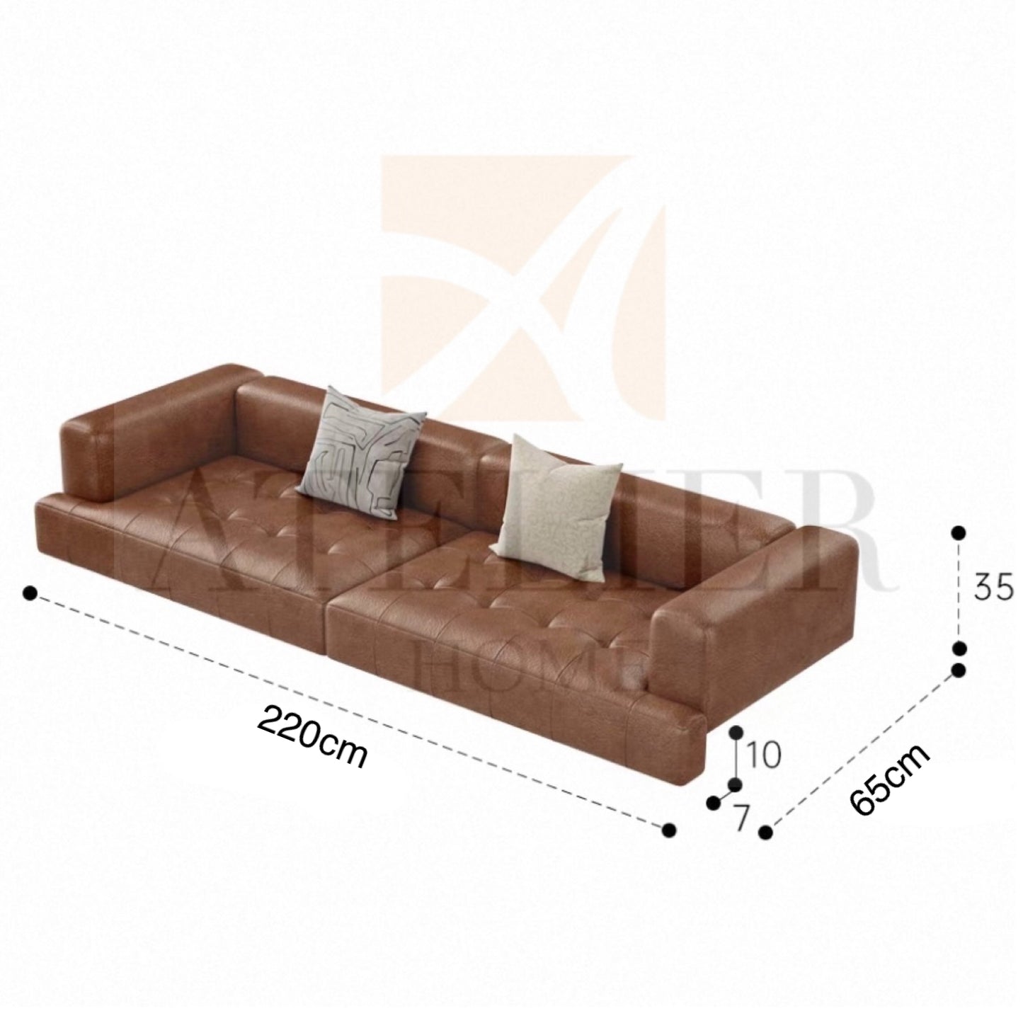 Rican Scratch Resistant Customise Bay Window Sofa