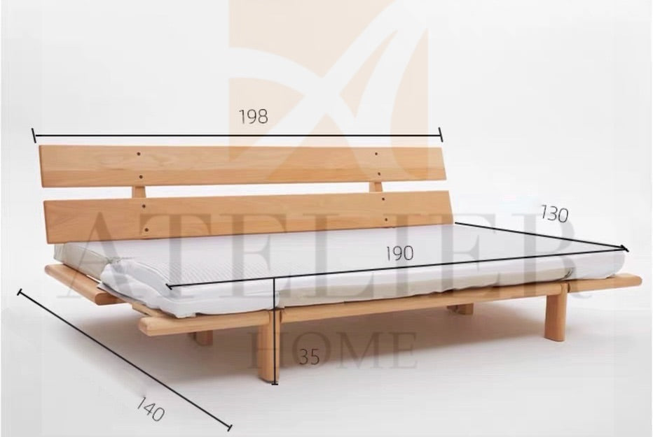 Aiselle Foldable Sofa Bed with Mattress