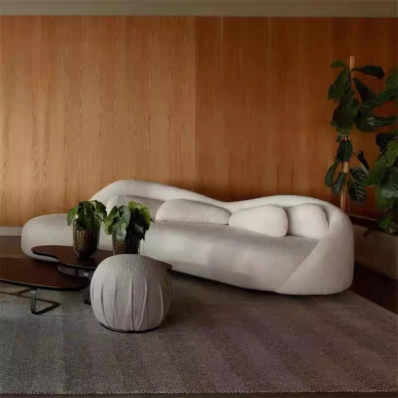 Levato Performance Boucle Curve Sofa