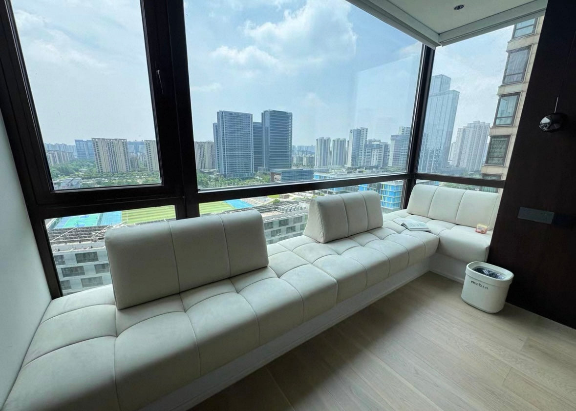 Milyon Scratch Resistant Customise Bay Window Sofa