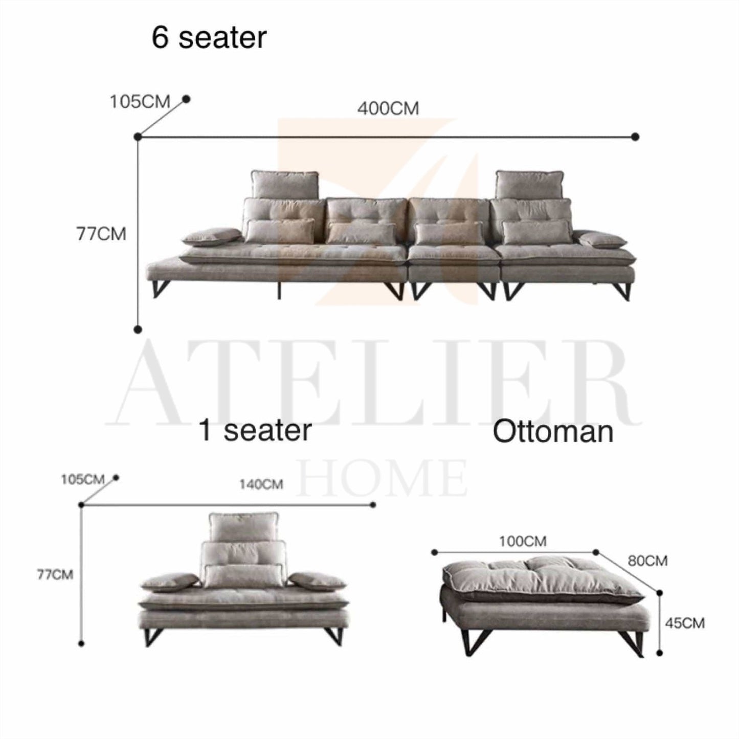 Moretti Slider Sofa