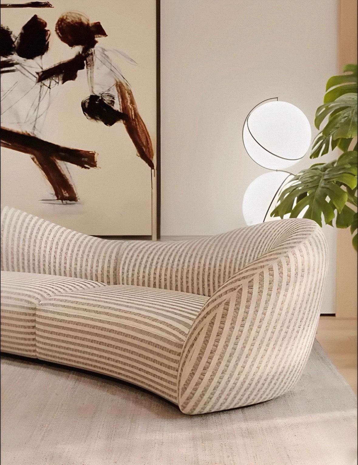 Zasper Scratch Resistant Curve Sofa