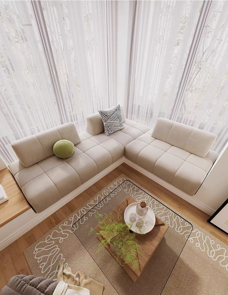 Kenn Scratch Resistant Customise Bay Window Sofa