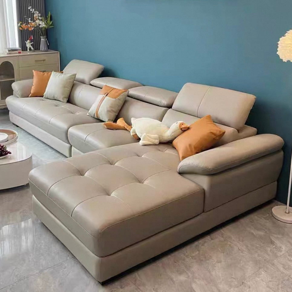Ricardo Sectional Genuine Leather Sofa