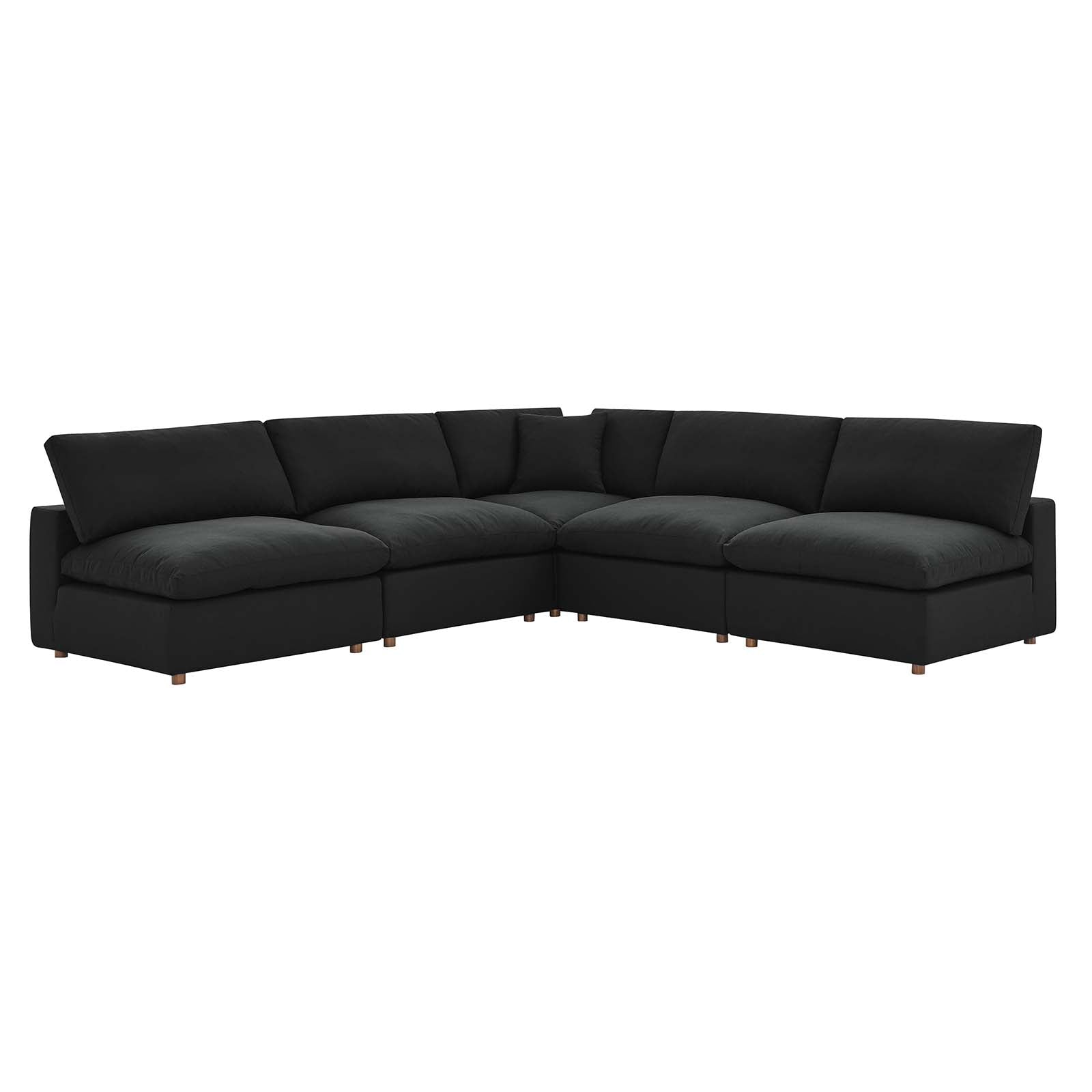 Modern Commix Down Filled Overstuffed 5 Piece Sectional Sofa Set - EEI-3360
