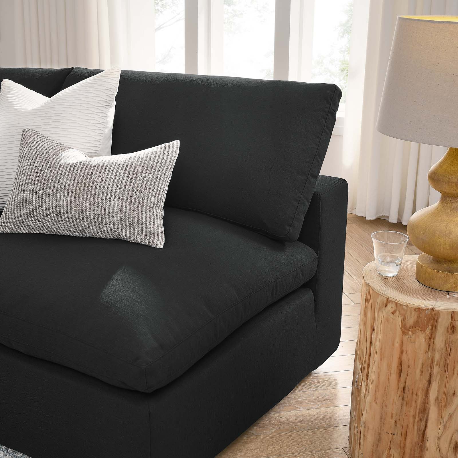 Modern Commix Down Filled Overstuffed 5 Piece Sectional Sofa Set - EEI-3360