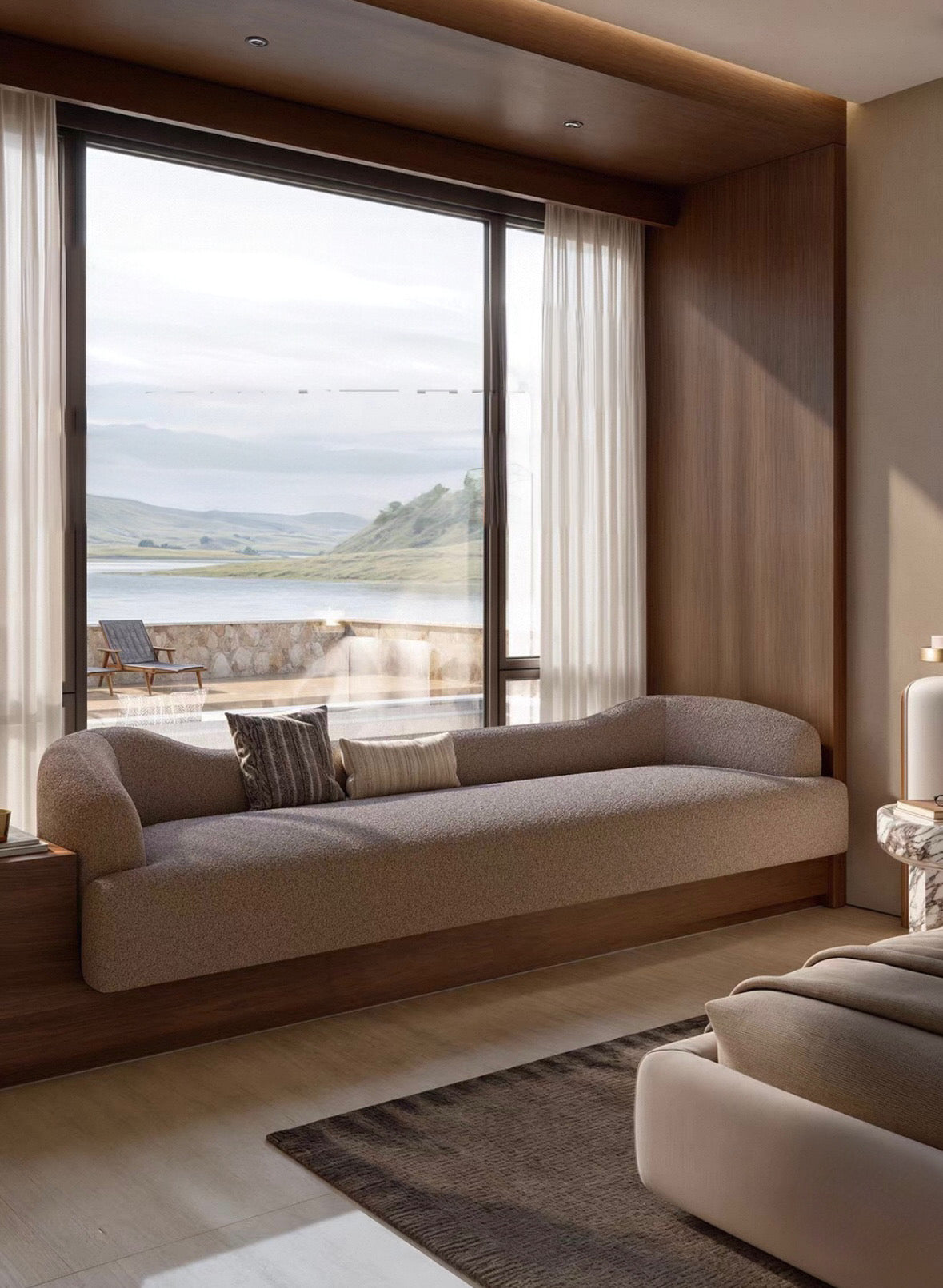 Morelles Customise Bay Window Curve Sofa