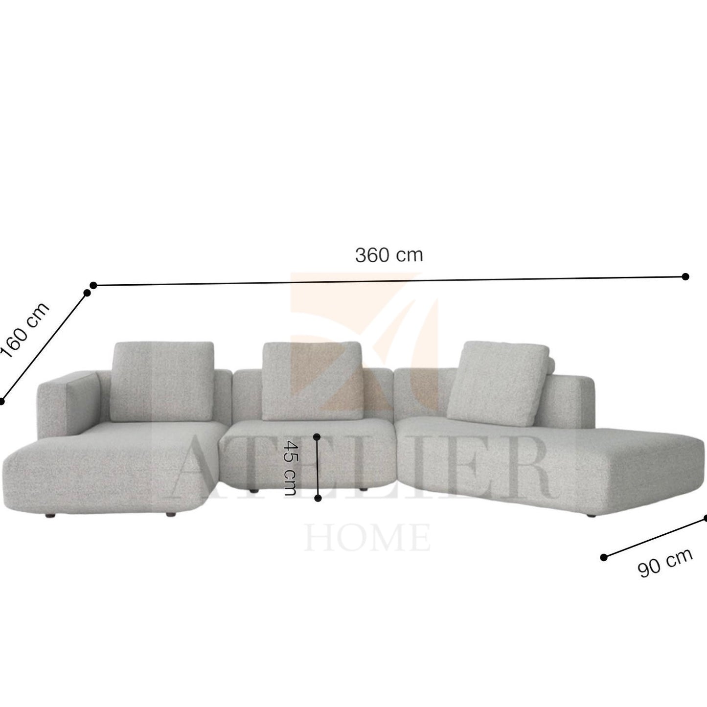 Kai Angular Sectional Sofa
