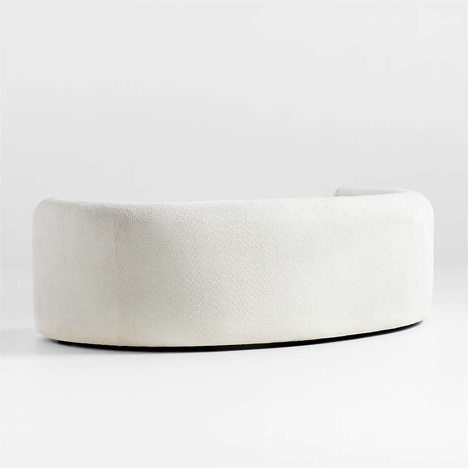 Hugger Curved Boucle Sofa