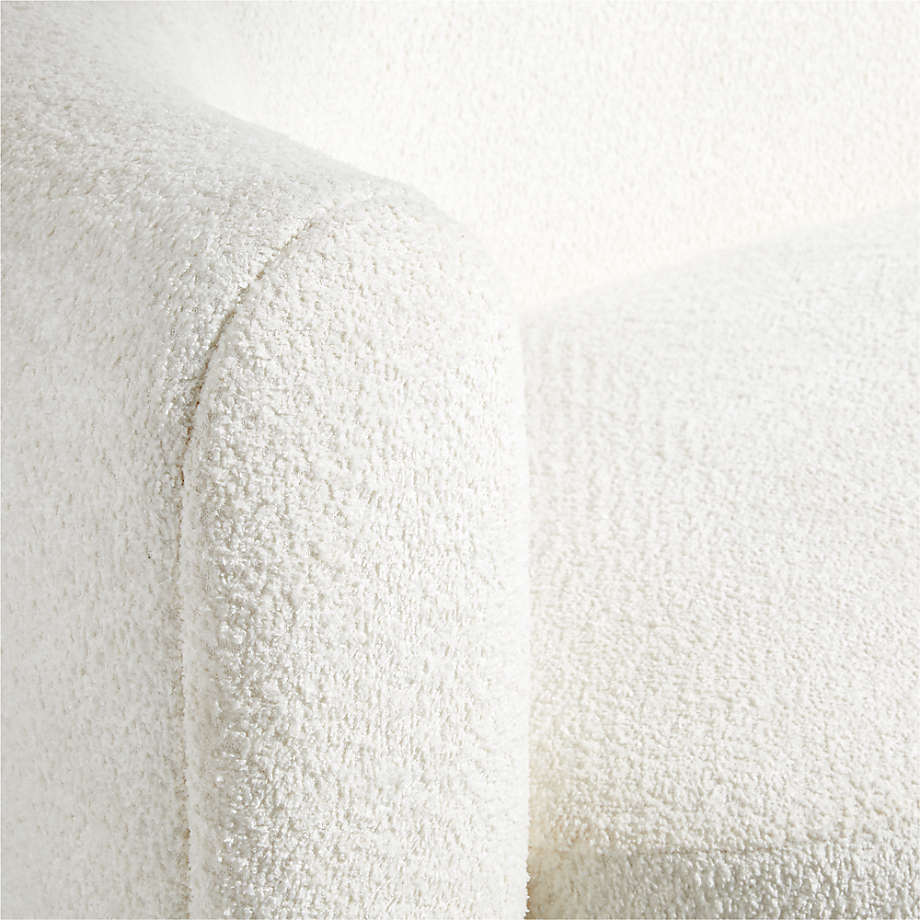 Hugger Curved Boucle Sofa