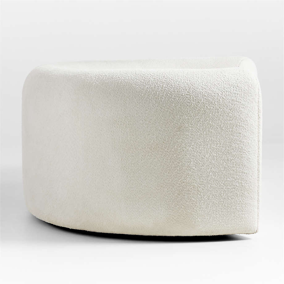 Hugger Curved Boucle Sofa