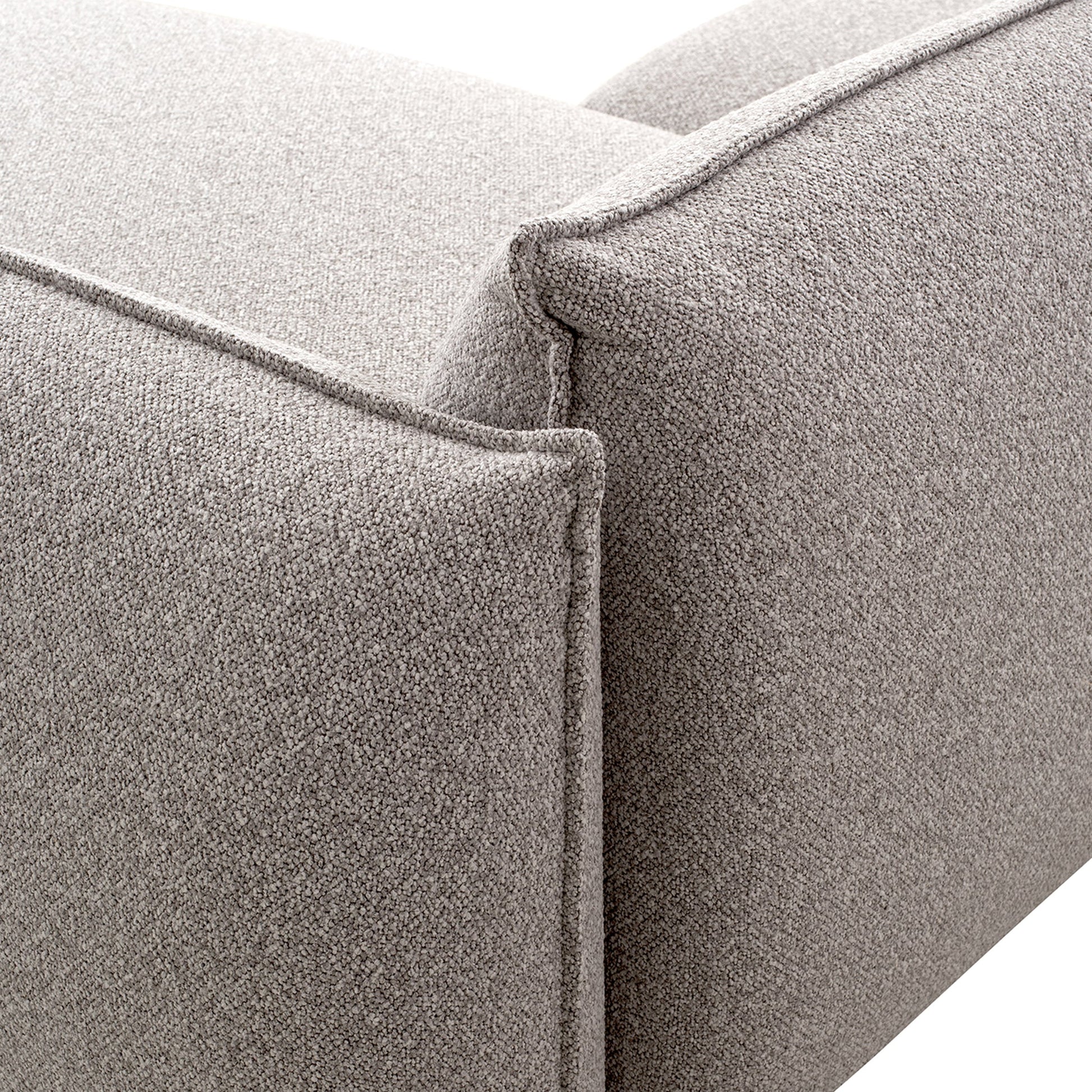CLC10239-IG 3 Seater Right Chaise Sofa - Clay Grey