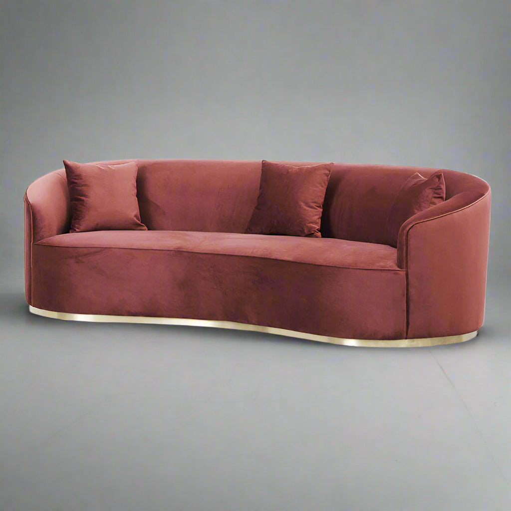 CLC8540-FS 3 Seater Sofa - Elegant Plum