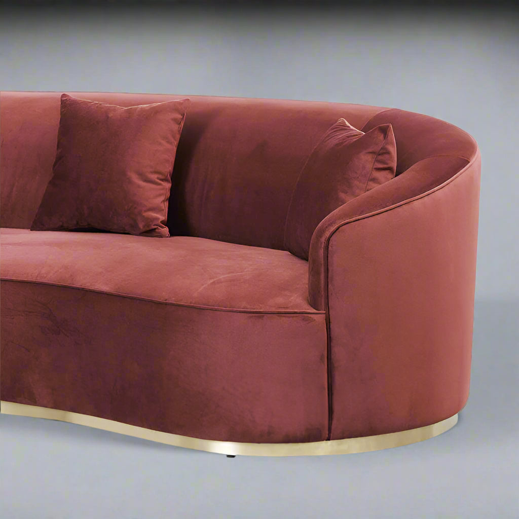 CLC8540-FS 3 Seater Sofa - Elegant Plum