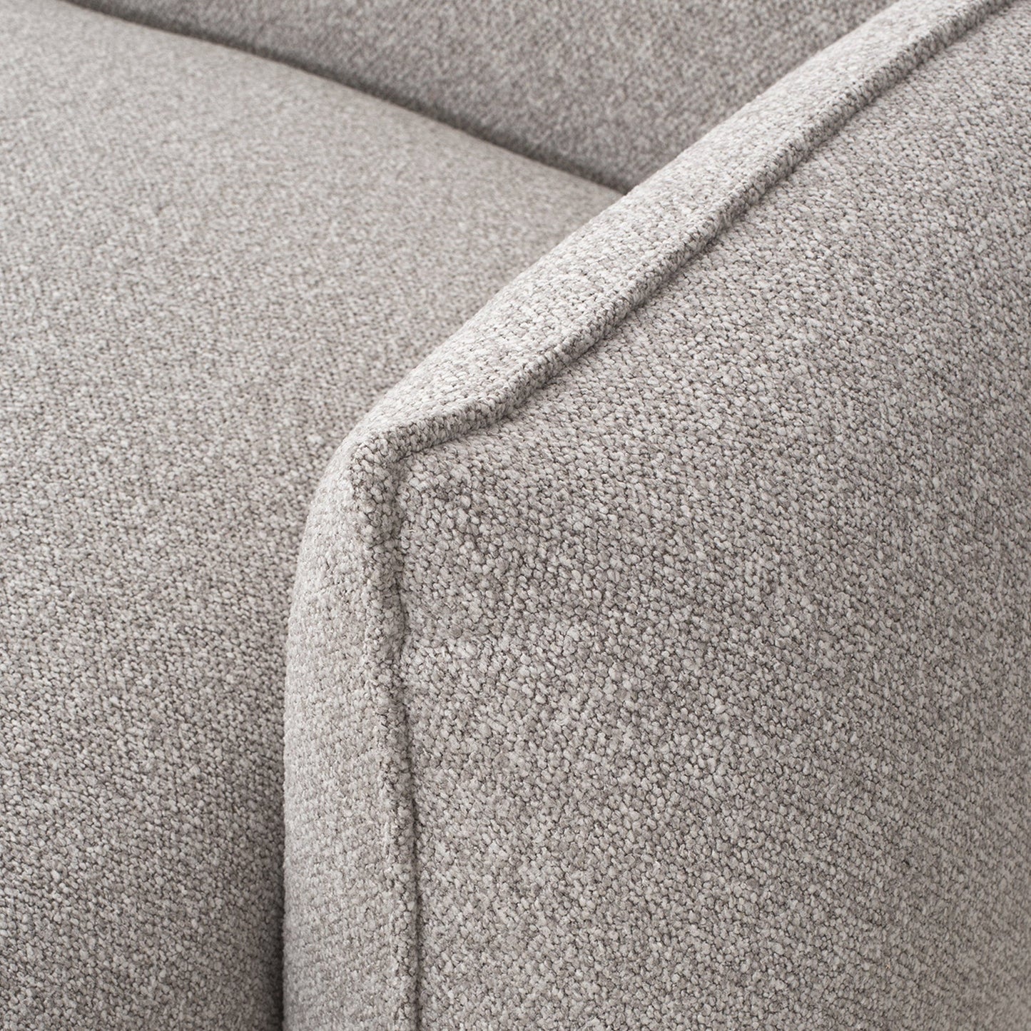 Calibre Furniture Sofa CLC10239-IG 3 Seater Right Chaise Sofa - Clay Grey