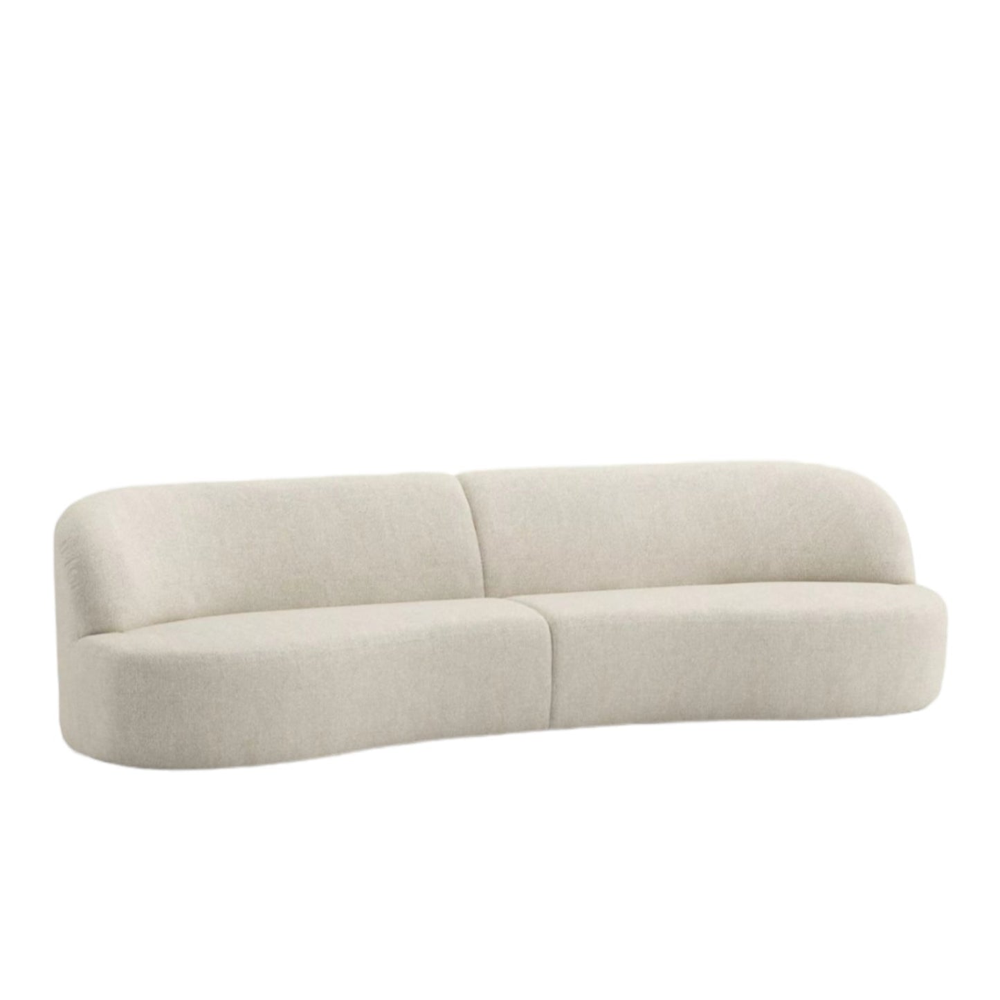 Home Atelier Adell Designer Sectional Round Chaise Sofa