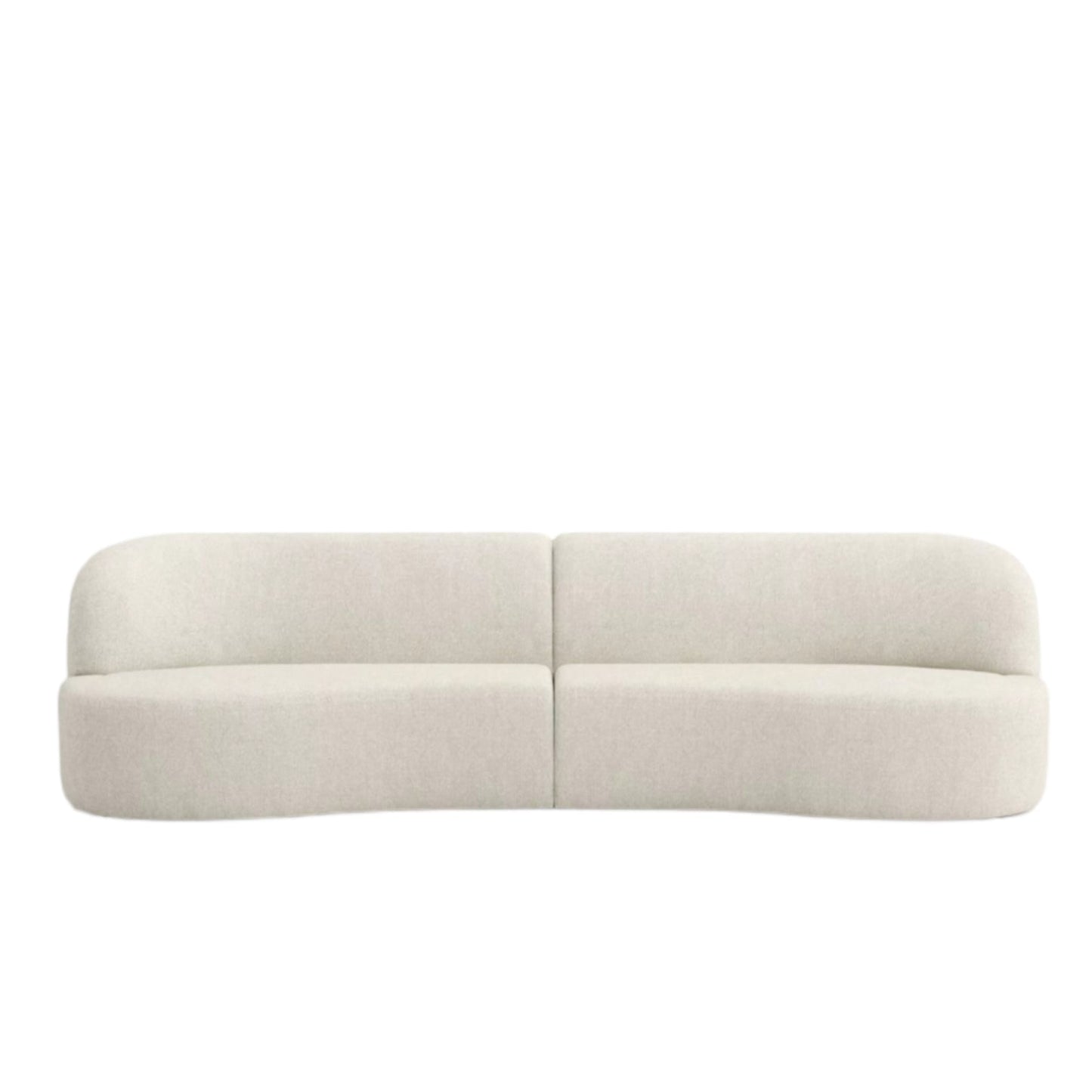 Home Atelier Adell Designer Sectional Round Chaise Sofa