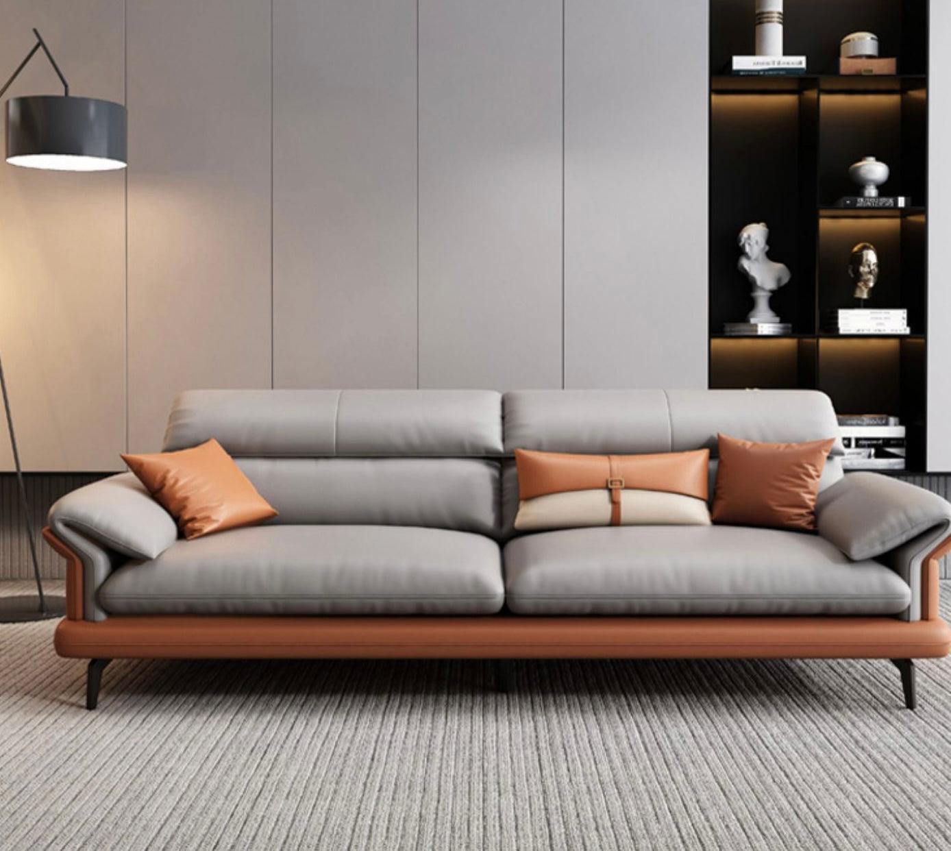 Home Atelier Adena Leather Sofa