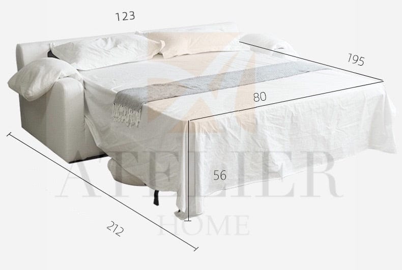 Home Atelier Adrian Foldable Sofa Bed with Mattress
