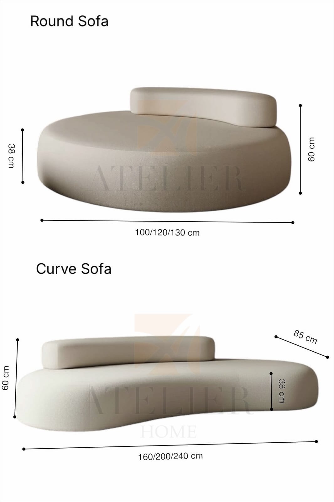 Home Atelier Aeroz Performance Boucle Curve Sofa (Copy 3)