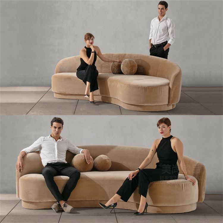 Home Atelier Agnes Performance Boucle Curve Sofa