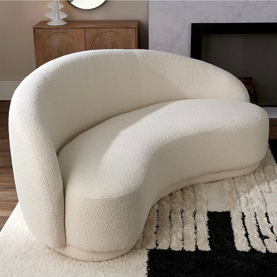 Home Atelier Agnes Performance Boucle Curve Sofa