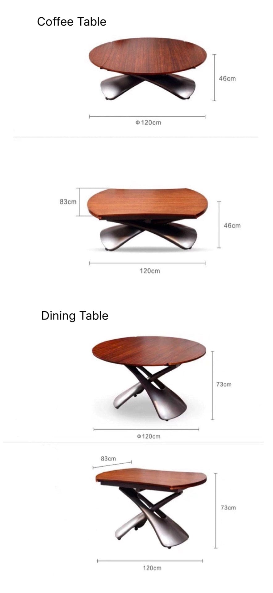 Home Atelier ALBEN Extendable Coffee Table