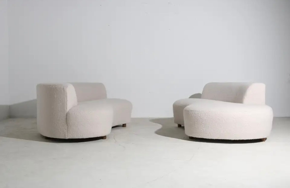 Home Atelier Alexis Boucle Curve Sofa