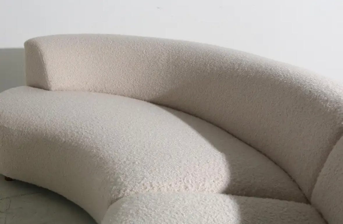 Home Atelier Alexis Boucle Curve Sofa