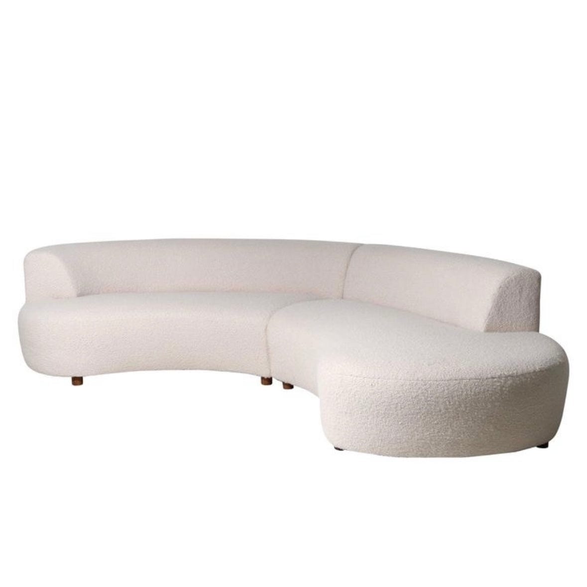 Home Atelier Alexis Boucle Curve Sofa