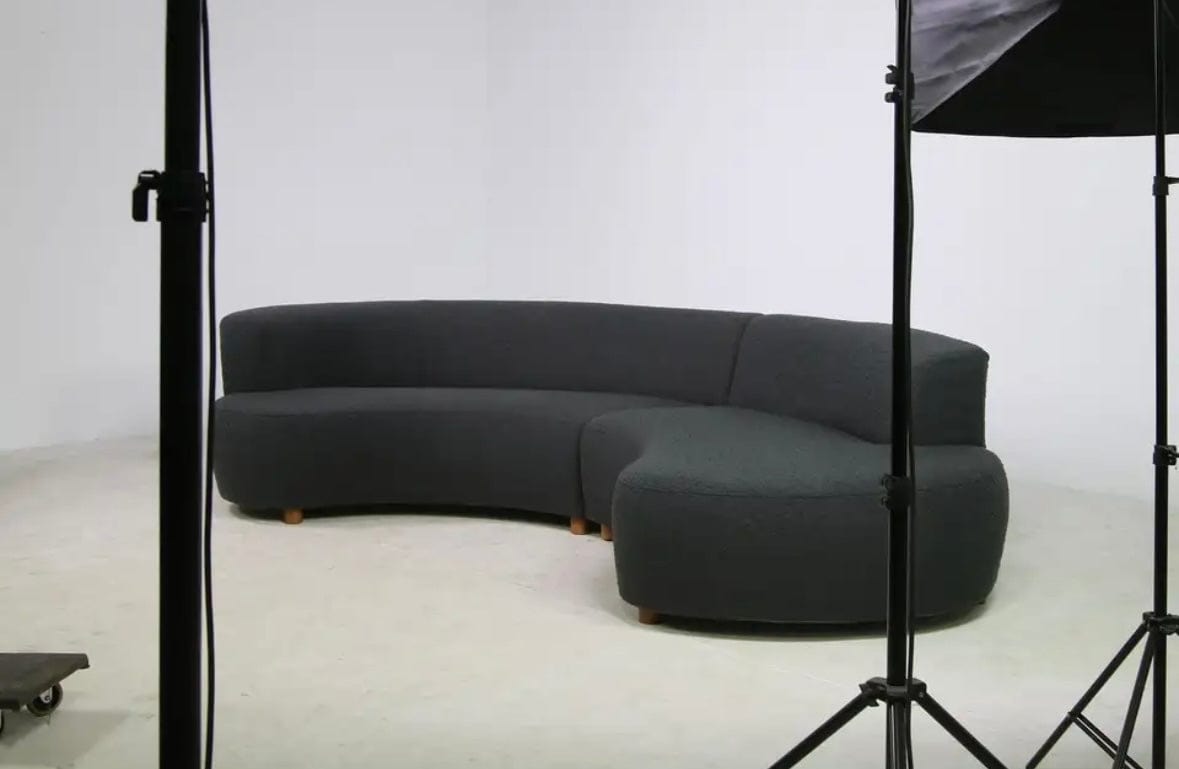 Home Atelier Alexis Boucle Curve Sofa