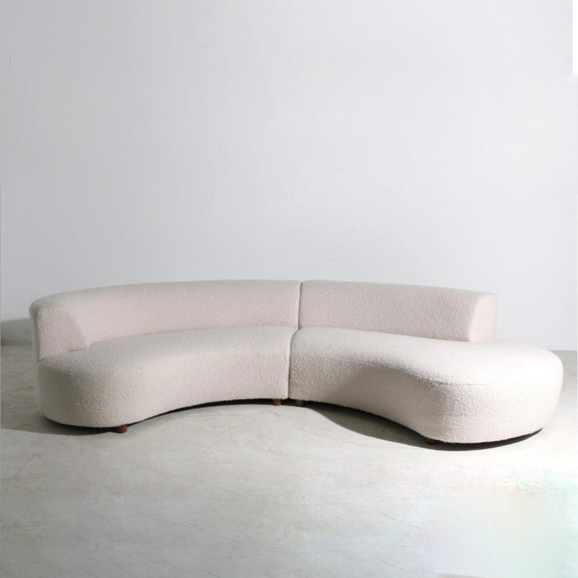 Home Atelier Alexis Boucle Curve Sofa