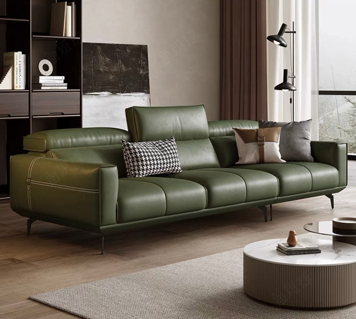 Home Atelier Alexus Leather Sectional Sofa