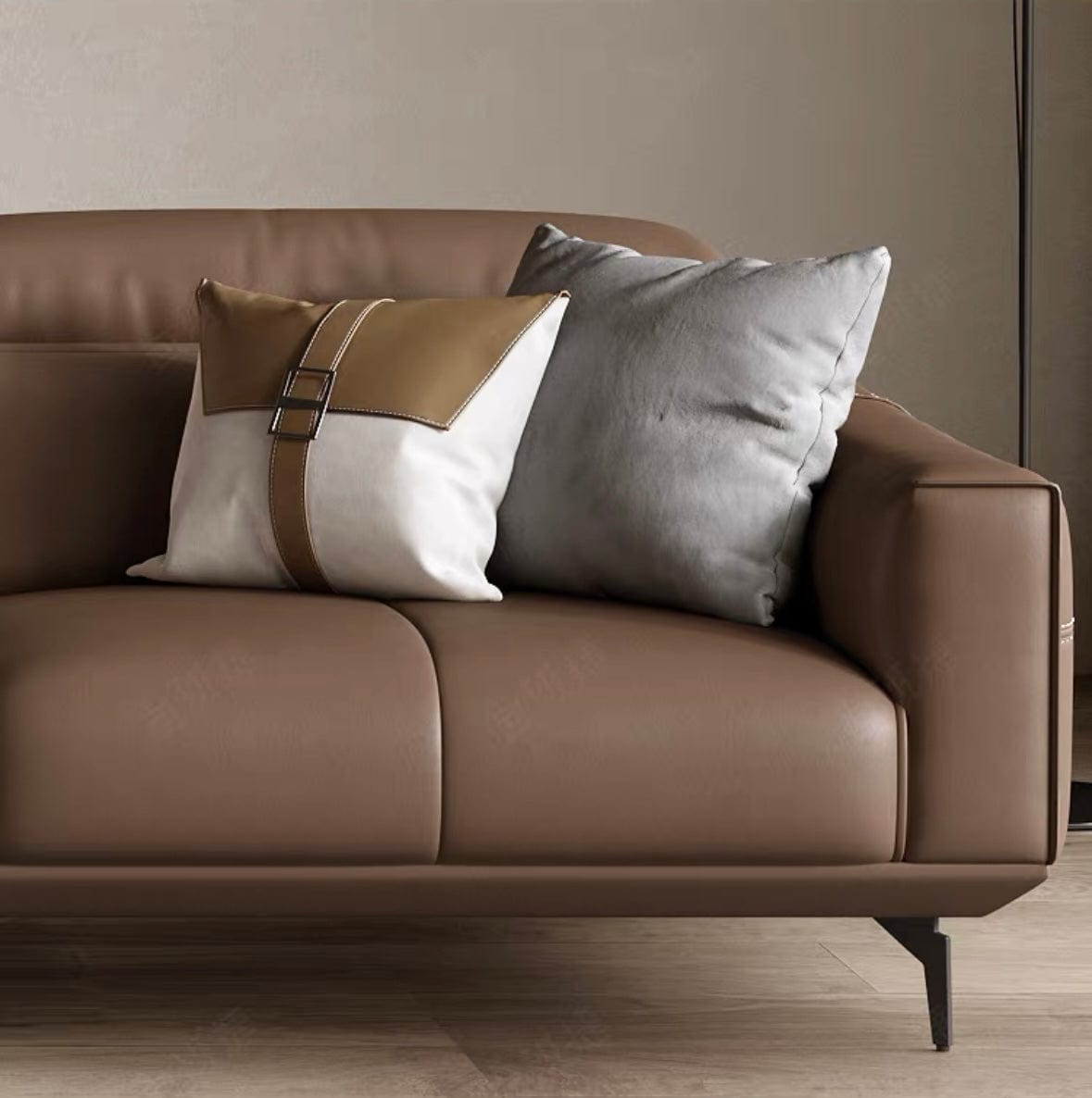 Home Atelier Alexus Leather Sectional Sofa