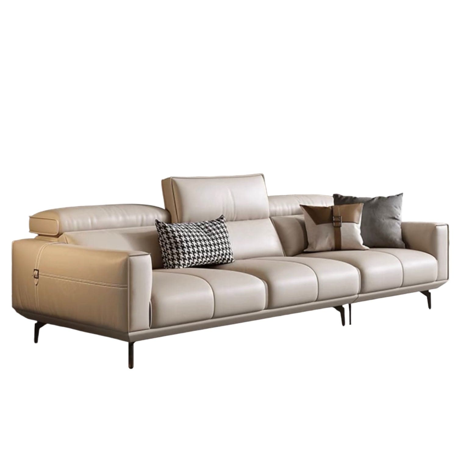 Home Atelier Alexus Leather Sectional Sofa