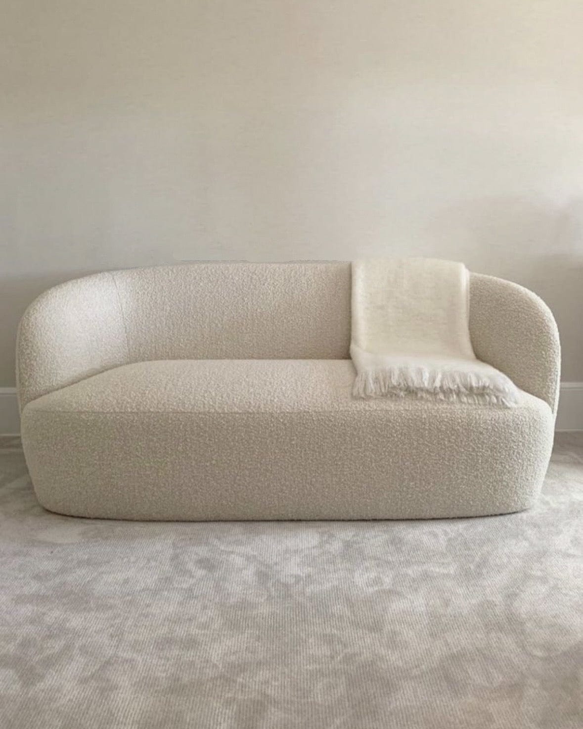 Alfie Performance Boucle Curve Sofa – Home Atelier
