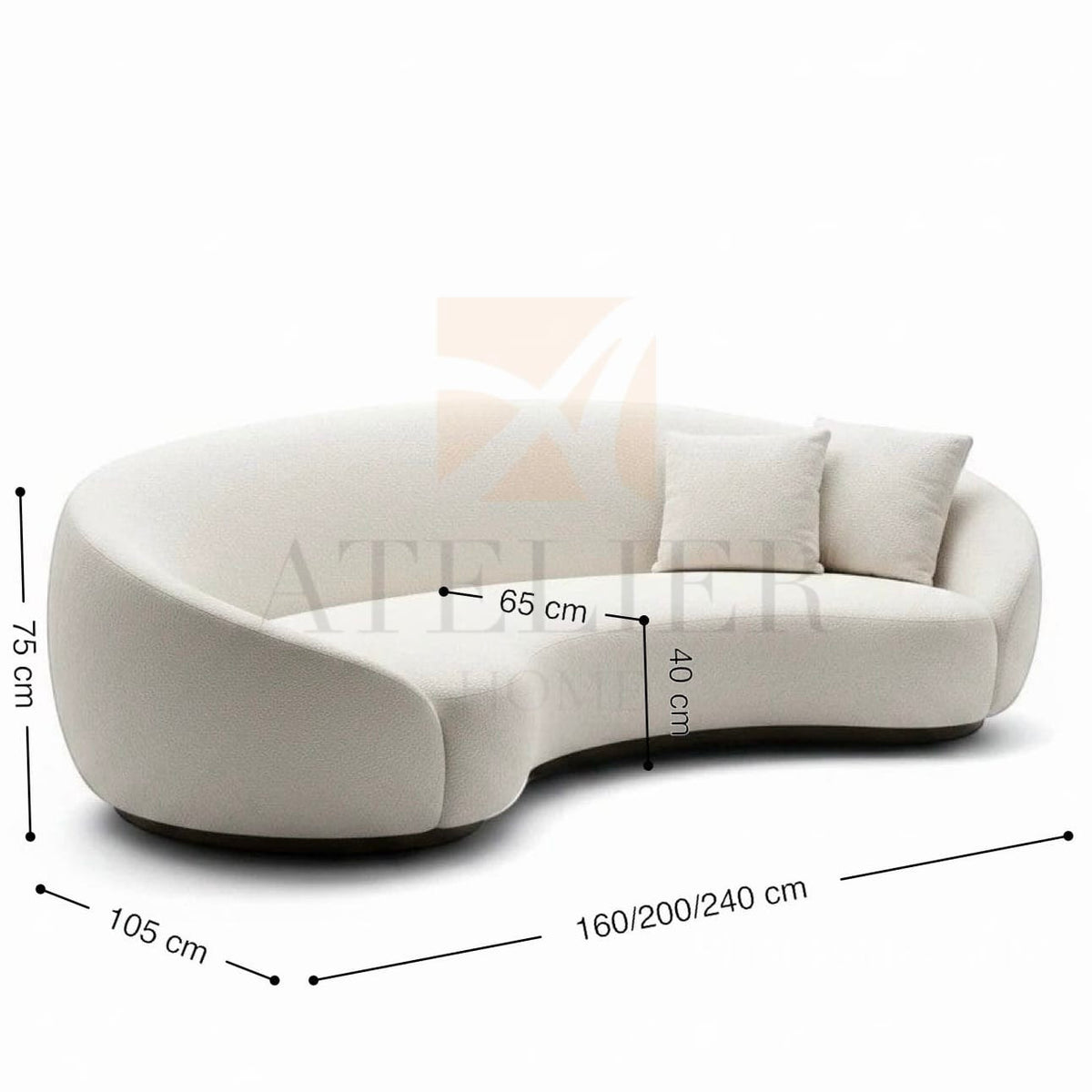 Home Atelier Alido Curve Sofa