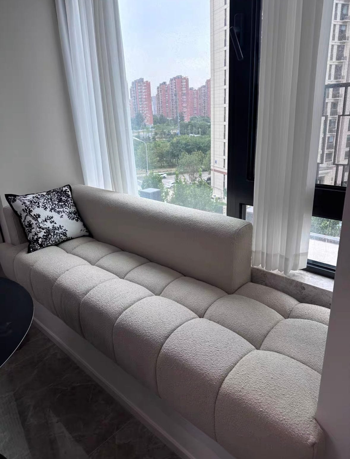 Home Atelier Allethia Customise Scratch Resistant Bay Window Sofa