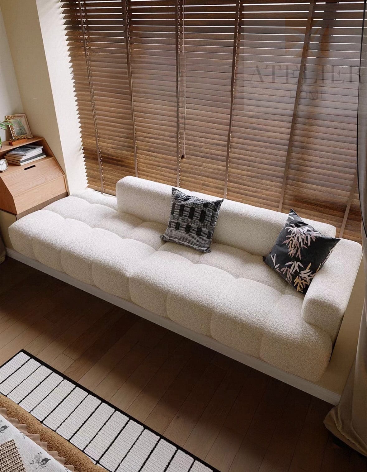Home Atelier Allethia Customise Scratch Resistant Bay Window Sofa