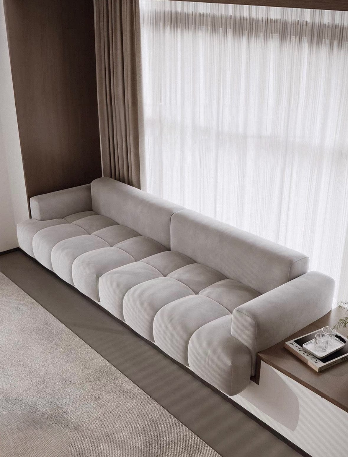Home Atelier Allethia Customise Scratch Resistant Bay Window Sofa