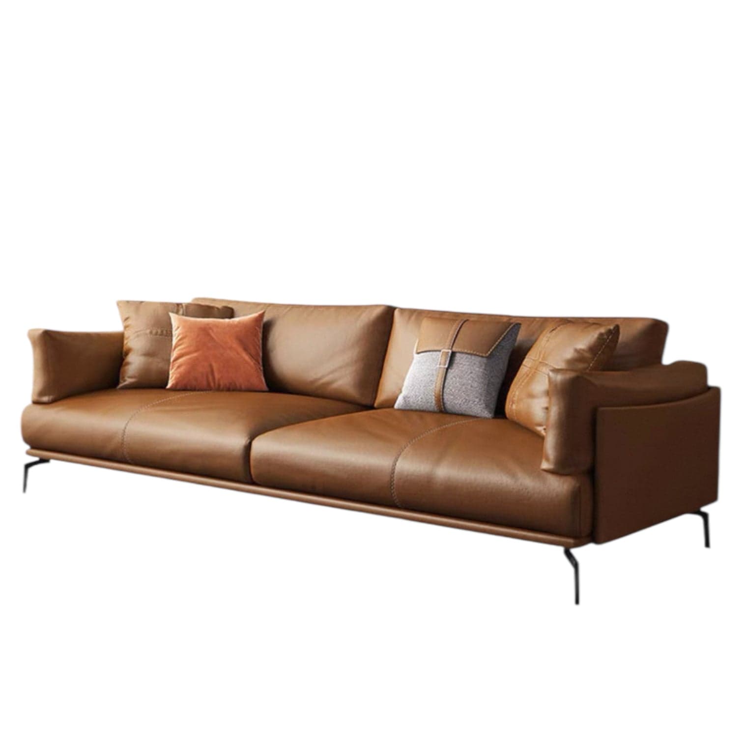 Home Atelier Almaffi Genuine Cowhide Leather Sofa