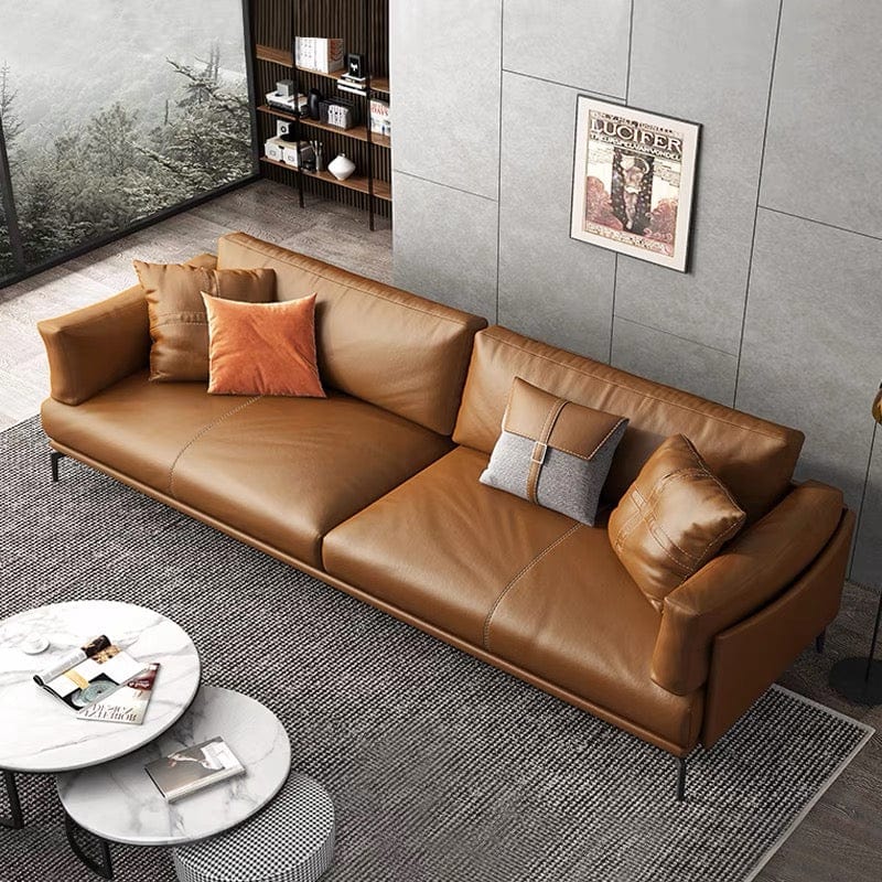 Home Atelier Almaffi Genuine Cowhide Leather Sofa