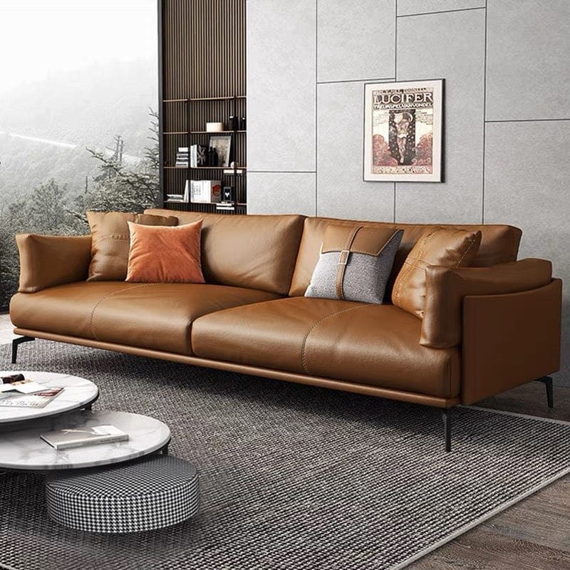 Home Atelier Almaffi Genuine Cowhide Leather Sofa