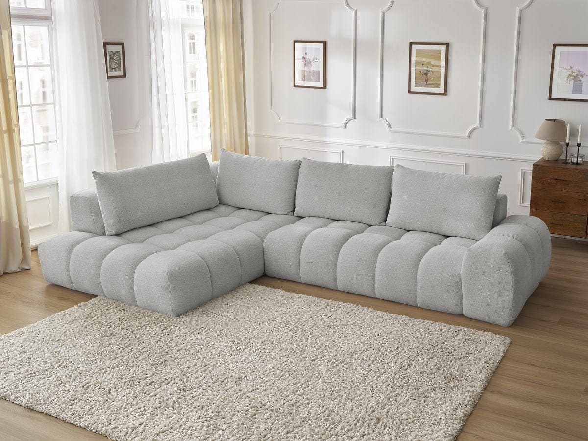 Home Atelier Alpine Performance Boucle Sectional Sofa with Tufted Cushioning