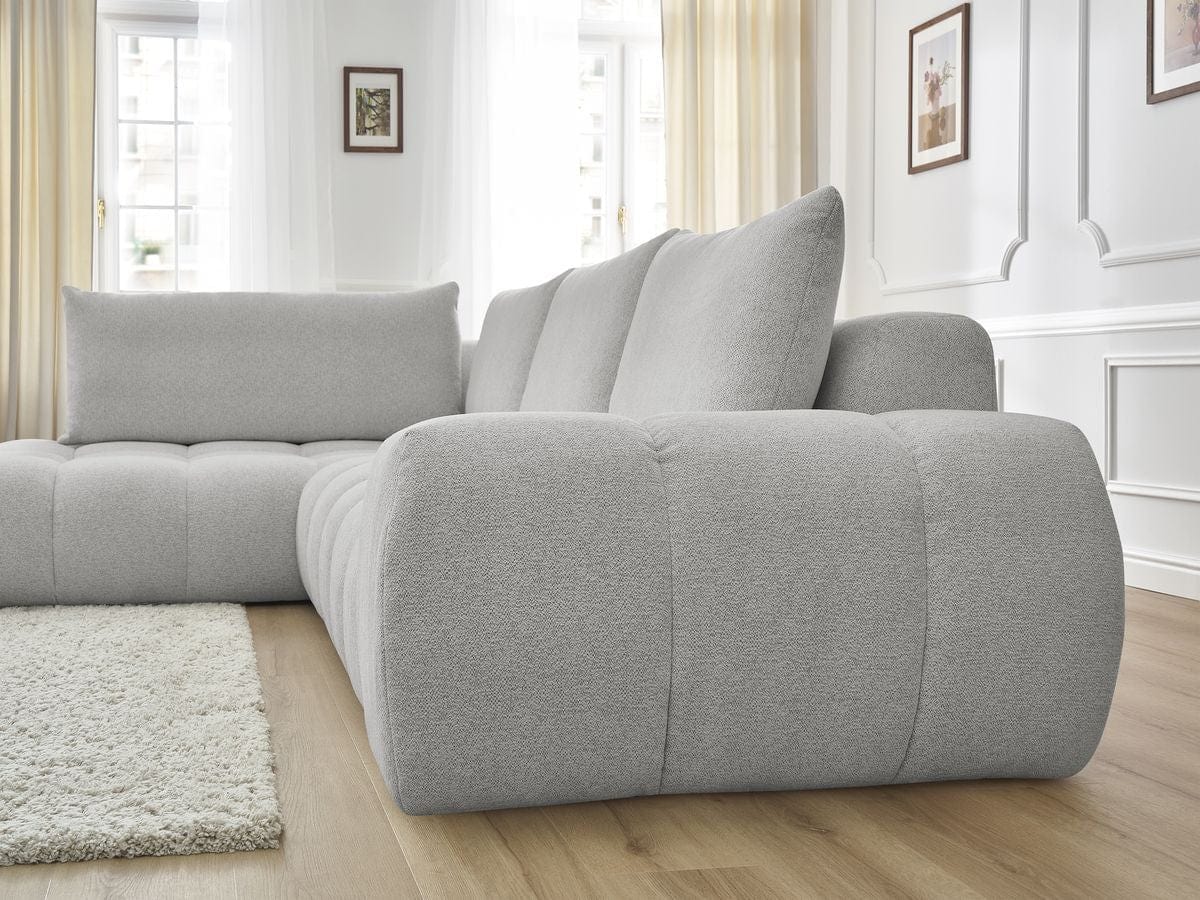 Home Atelier Alpine Performance Boucle Sectional Sofa with Tufted Cushioning