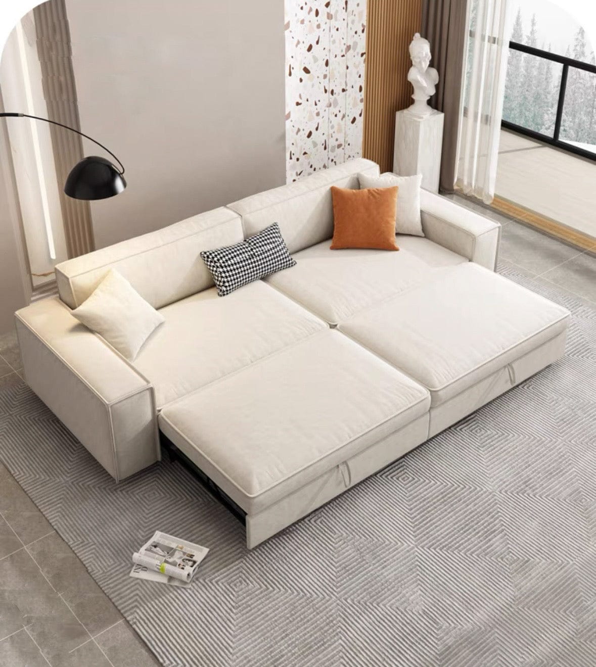 Home Atelier Amira Scratch Resistant Sofa Bed