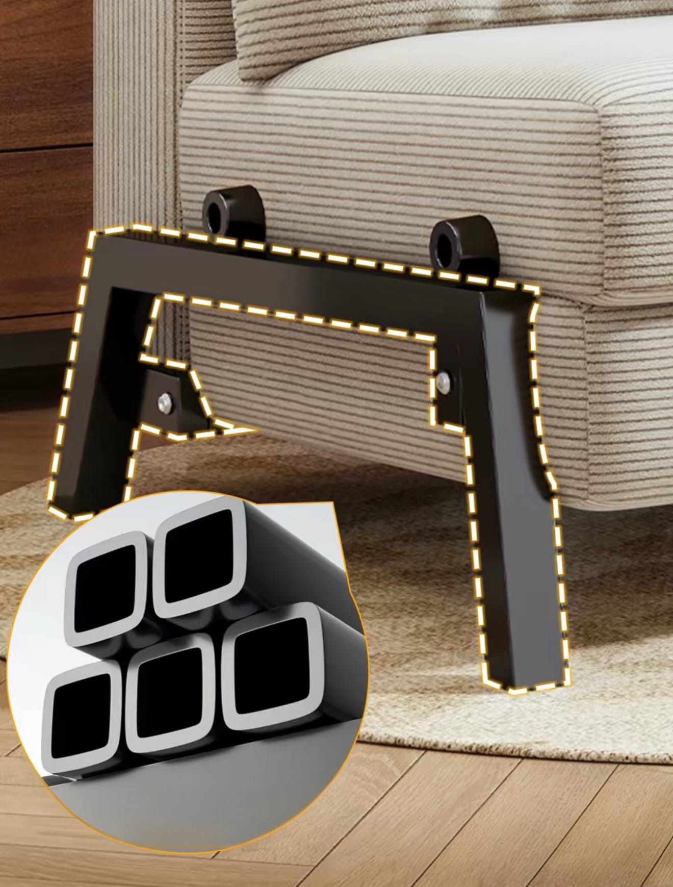 Home Atelier Angel Pull-out Boucle Sofa Bed (Copy 7)