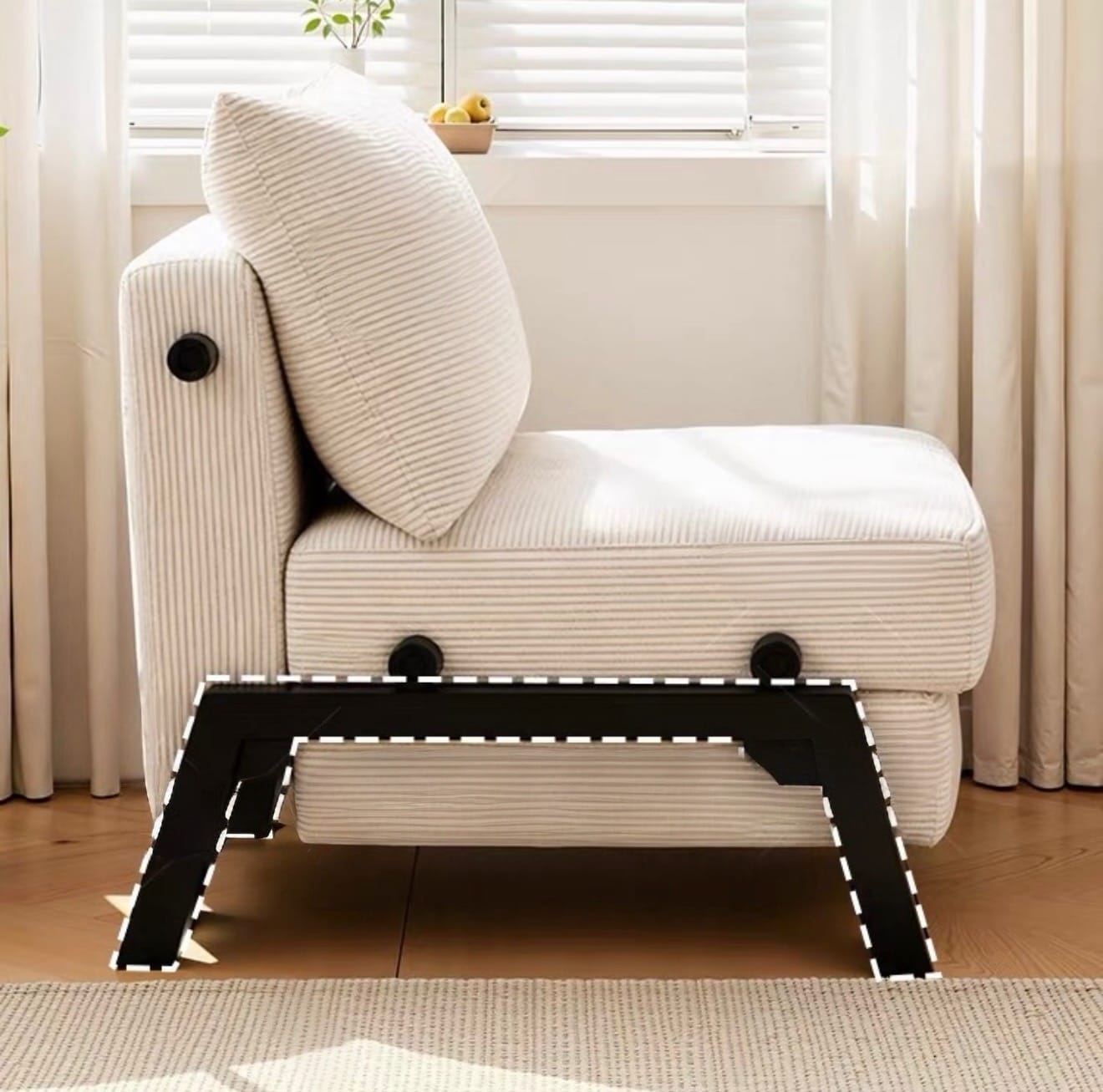 Home Atelier Angel Pull-out Boucle Sofa Bed (Copy 7)