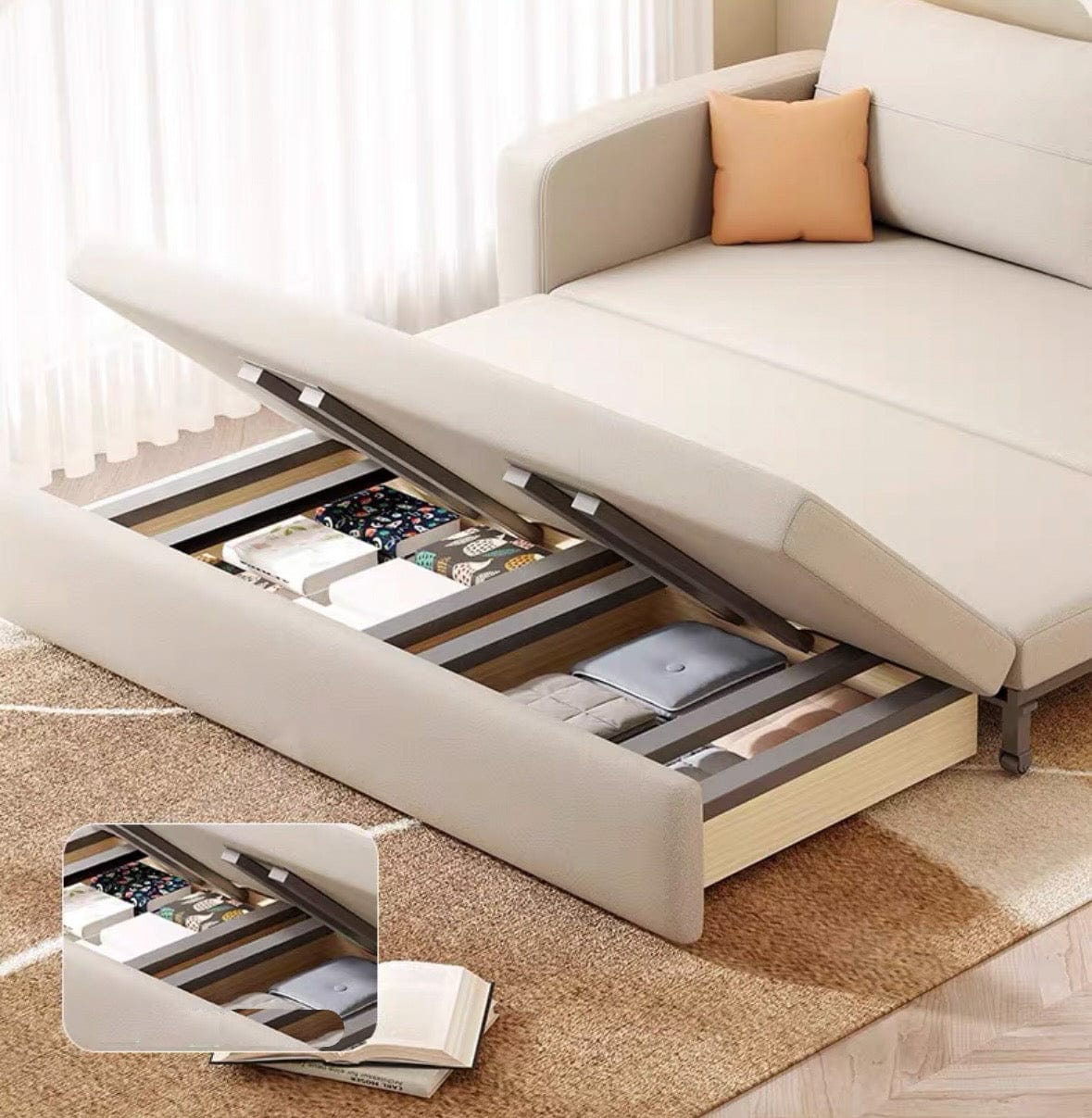 Home Atelier Angie Storage Sofa Bed