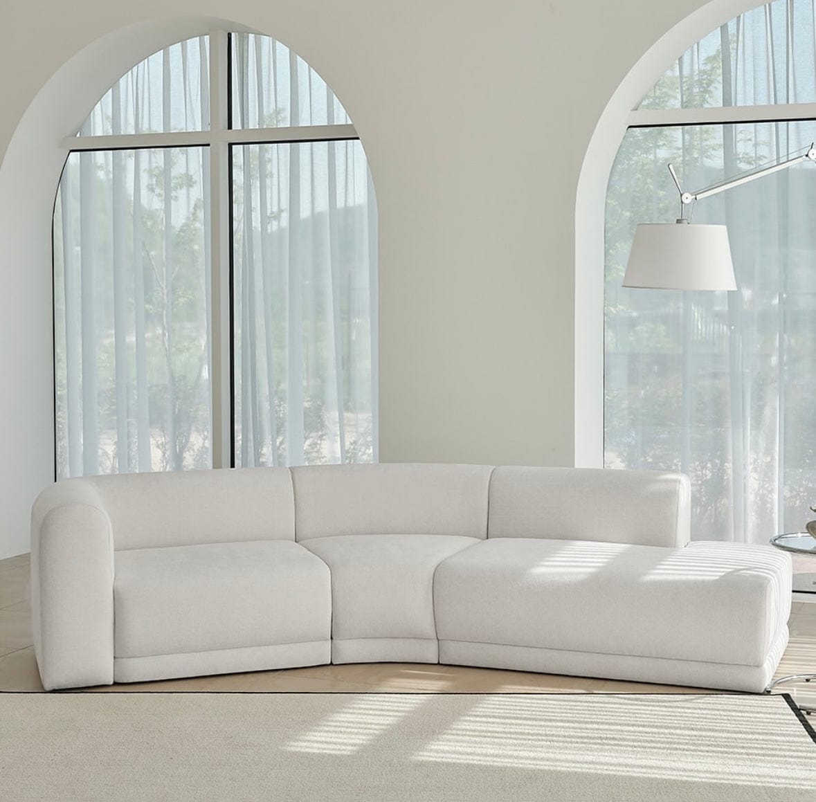 Home Atelier Aniston Scratch Resistant Sectional Sofa